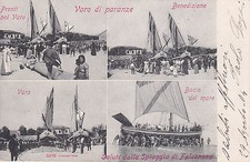 8168) SALUTI DALLA SPIAGGIA DI