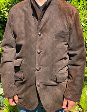 Burberrys Prorsum 100% pelle pelle trench cappotto giacca parka taglia 41 pollici 52 L