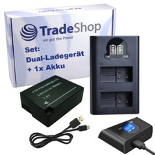 Set: CARICABATTERIE DOPPIO LCD