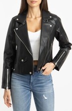 NEW BLANKNYC Faux Leather Crop