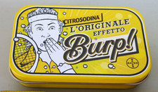 Scatola in Latta Pubblicitaria Citrosodina Bayer Vintage