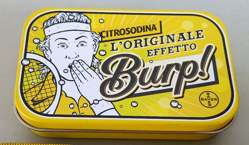 Scatola latta pubblicitaria - scatola,