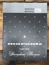 Manuale di servizio ricevitore Marantz modello 2226 *originale*