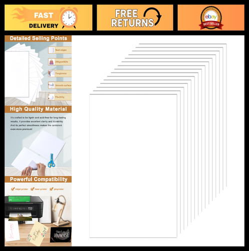 120 sheets heavyweight - sheets, white