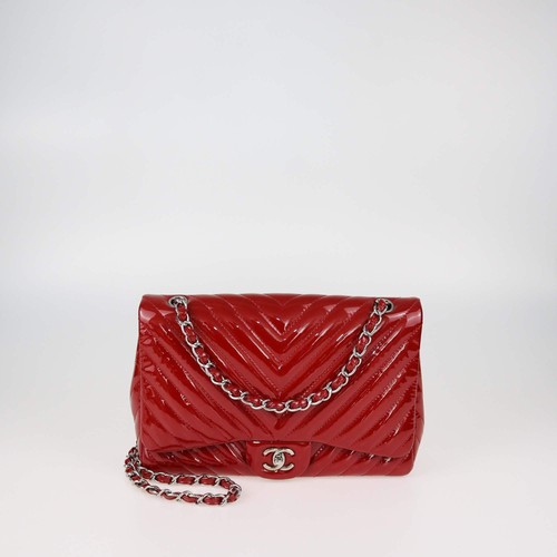 Borsa chanel rossa chevron - borsa,