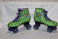 Pattini a rotelle vintage TMNT giovani bambini taglia 4 adolescenti mutanti tartarughe ninja