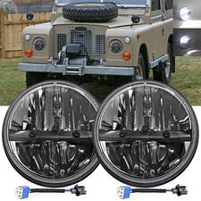 2 fari led 7" neri omologati