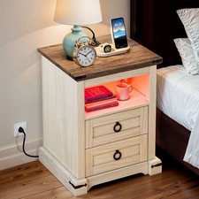 Comodino vintage LED 2