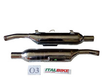 Silenziatore scarico superiore e inferiore Triumph Scrambler EFi T2205500/505