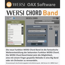 Wersi OAX V3.0 Chord Band
