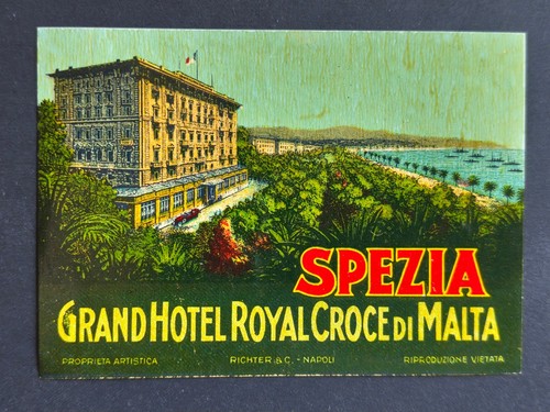 Luggage label grand hotel - label-,