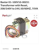 Baxter 01-100V10-00251