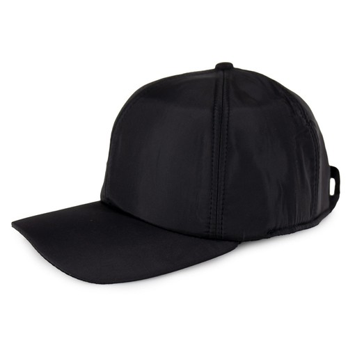 Cappello nero con - , visiera
