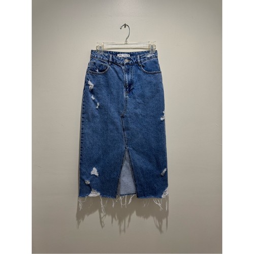 Zara gonna midi - zara, denim