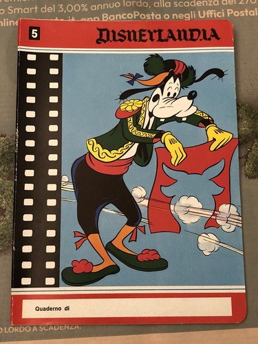 1970 quaderno disneylandia - quaderno, n°