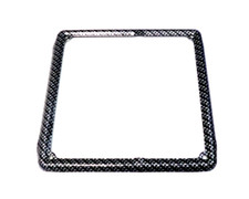 Cornice targa Vespa CARBON LOOK - 180X180 MM