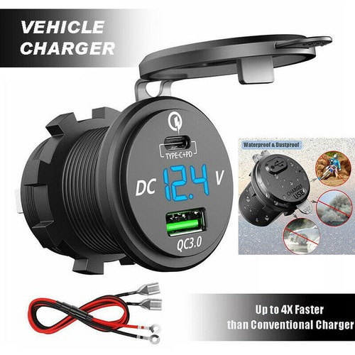24v usb type presa - 12-24v,