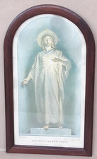 Quadro Stampa Vintage L. Pogliaghi Sacro Cuore di Gesù