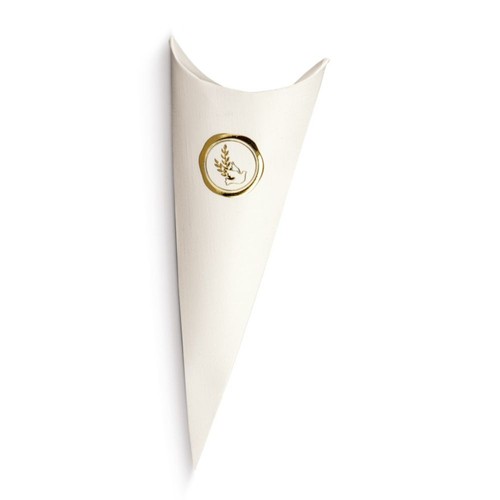 20x fibra bianco cresima - cresima, cono