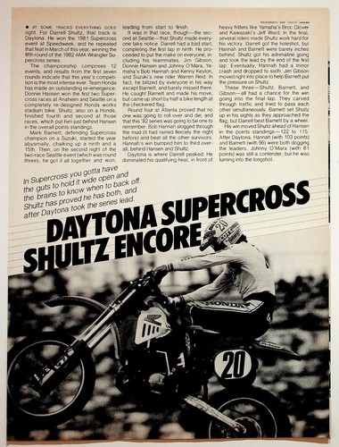 Pubblicità rivista motocross
