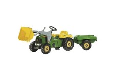 John Deere Trattore a pedale con caricatore giocattolo JD-MCR023110000