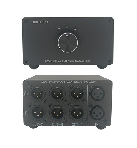 Solupeak out xlr - 1, in