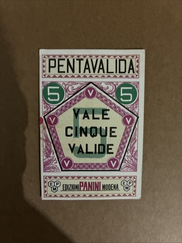 Pentavalida figurina fuori - pentavalida,