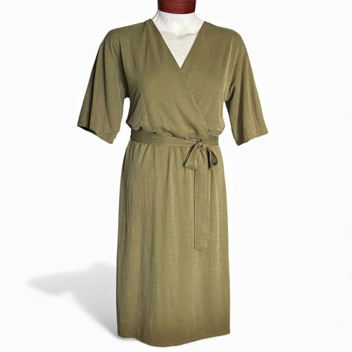 Abito midi zara - midi, verde