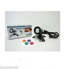 1 Faretto sommergibile  per laghetto fontana cascata 1x20w 12v