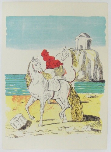 Giorgio chirico litografia - chirico,