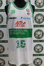 maglia canotta TREVISO BENETTON MATCH WORN shirt maillot trikot jersey camiseta