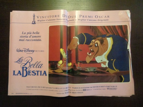 Fotobusta bella la bestia - bella,