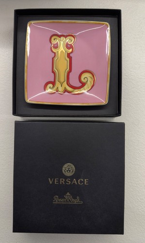 Piattino versace alphabet 12 - versace,