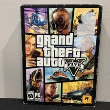 GTA V Grand Theft Auto 5 PC DVD-ROM 7 dischi RockStar giochi completi
