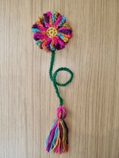 Handmade crochet bookmark