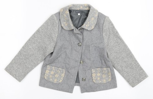 Cappotto giacca grigio bambina