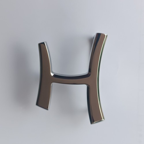 Hermes fibbia palladium - hermes, silver