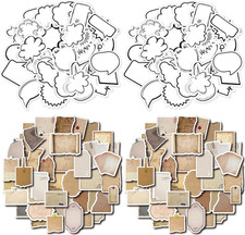 170 Pezzi Scrapbooking Kit, Scrapbooking Accessori, Vintage Adesivi per Decoupag