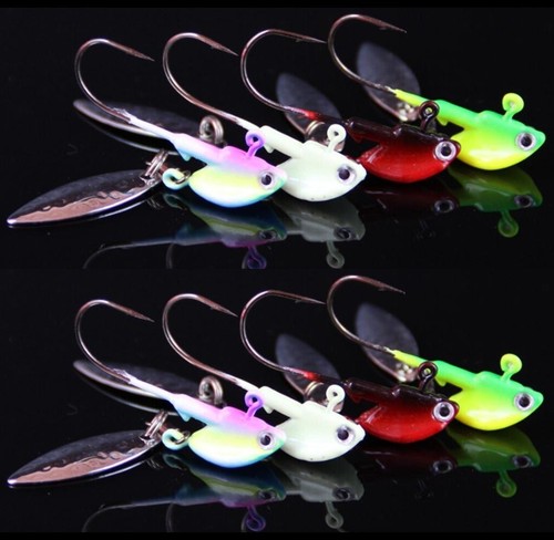8pcs cucchiaio spinner metallo - spinner,
