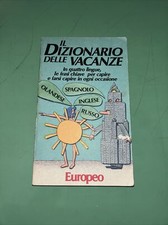 IL DIZIONARIO DELLE VACANZE - OLANDESE SPAGNOLO INGLESE RUSSO -1986