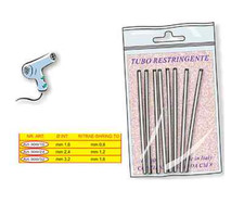 tubini termoretraibili per terminali da carpfishing surfcasting siluro pesca 