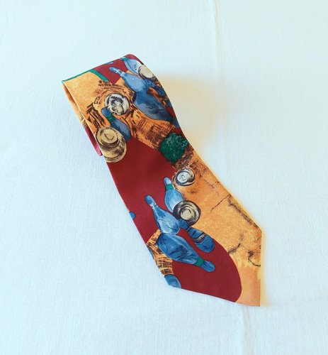 Cravatta vintage tema - cravatta,