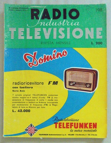 Radio industria televisione - radio,