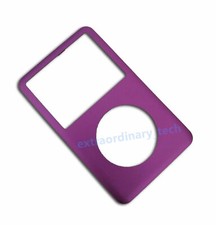 Custodia anteriore in metallo viola per iPod Classic 6° 7° 80GB 120GB 160GB