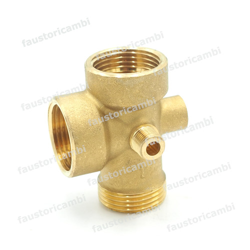 Raccordo ottone vie 1 - raccordo, 1"