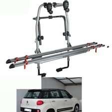 PORTABICI POSTERIORE 2 BINARI FIAT 500L LOUNGE ANNO 2016 PER 2 BICI UOMO DONNA