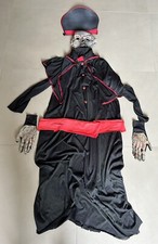 Costume Halloween Cardinale Zombie Horror Travestimento Trucco Carnevale Usato