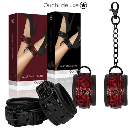 Ouch luxury ankle cuffs - luxury,