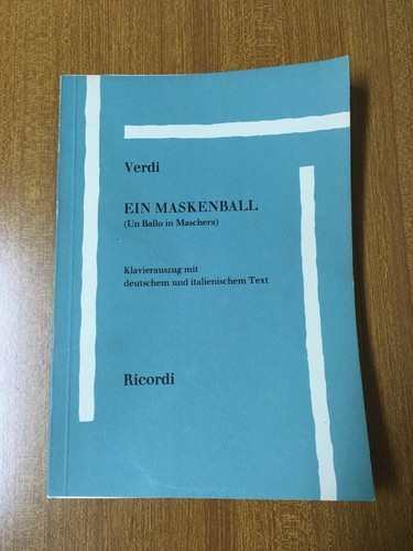 Verdi ballo maschera - verdi, in