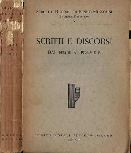 Scritti discorsi dal 1925 - e,